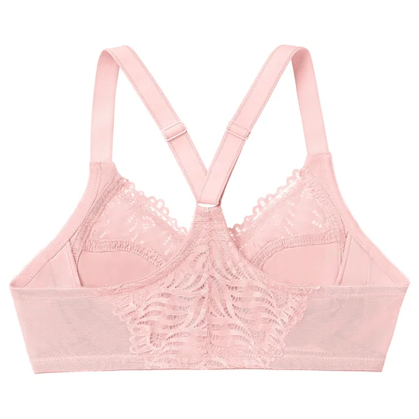 soutien gorge à armatures dos nageur à fermeture devant 1246 rose tendre