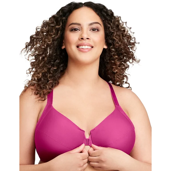 soutien gorge à armatures gainant à fermeture devant 1247 baie rouge