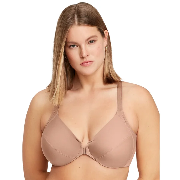 soutien gorge à armatures gainant à fermeture devant 1247 cappuccino