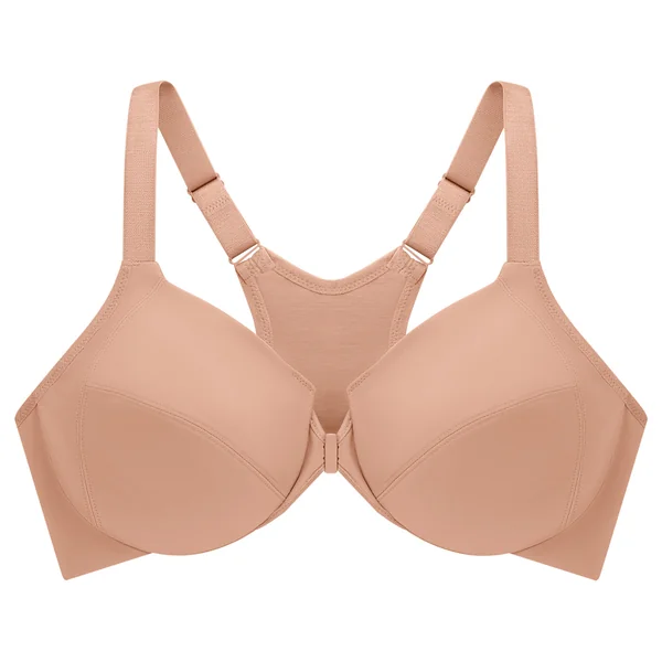 soutien gorge à armatures gainant à fermeture devant 1247 cappuccino