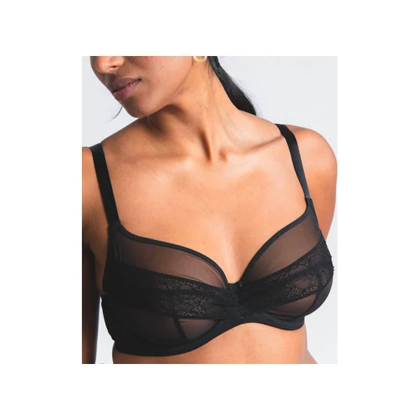 Soutien gorge à armatures NUDITE E12233 NOIR