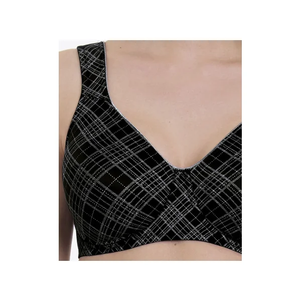 Soutien gorge à armatures TWIN ART 5246 BLACK GREY