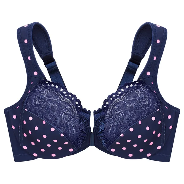 Soutien gorge à armatures à fermeture devant 1245 BLEU MARINE