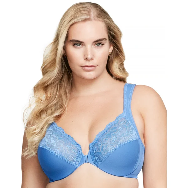 Soutien gorge à armatures à fermeture devant 1245 BLEU