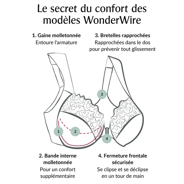 Soutien gorge à armatures à fermeture devant 9246 cappuccino