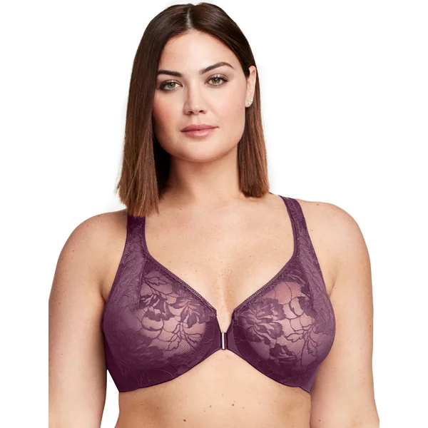 Soutien gorge à armatures à fermeture devant 9246 prune