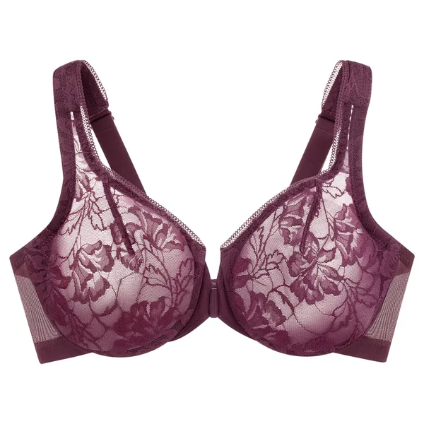 Soutien gorge à armatures à fermeture devant 9246 prune