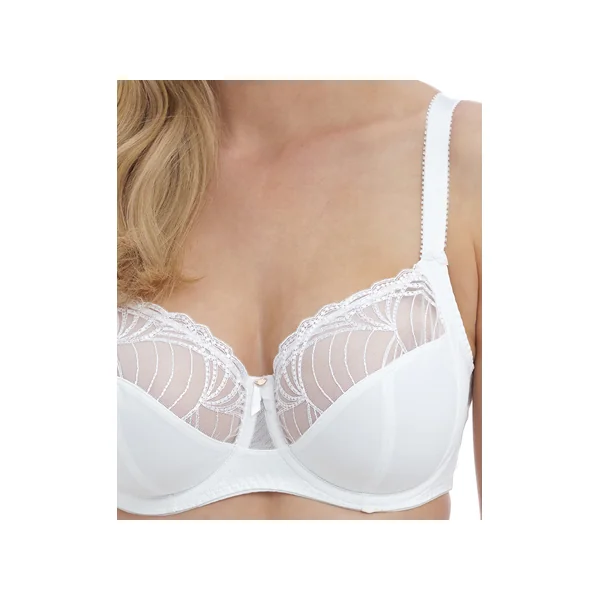 Soutien gorge à armatures à renfort latéral ADELLE 101401 BLANC