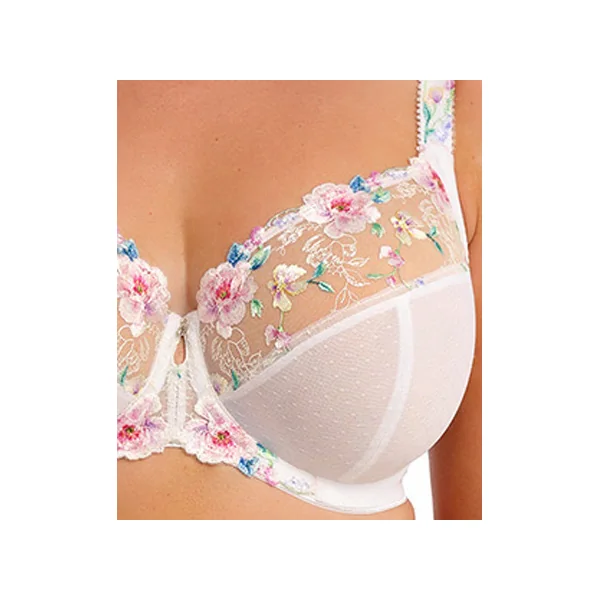 Soutien gorge à armatures à renfort latéral LILLIA 104001 BLANC