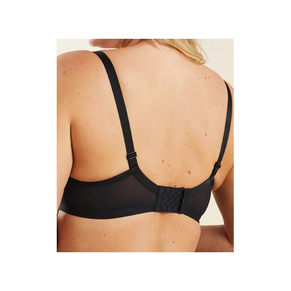 Soutien gorge à armatures à tulle transparente 815 NOIR
