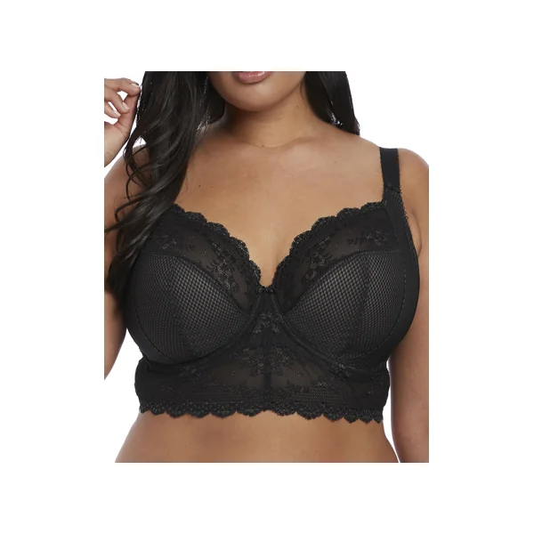 Soutien gorge à basque à armatures stretch CHARLEY 4381 NOIR