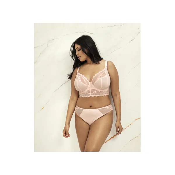 Soutien gorge à basque à armatures stretch CHARLEY 4381 ROSE