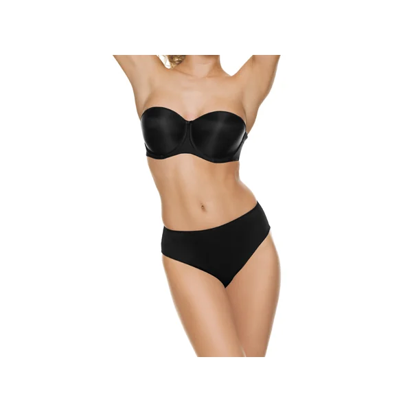 Soutien gorge à coques souples sans bretelles à armatures SMOOTHING 4530 NOIR