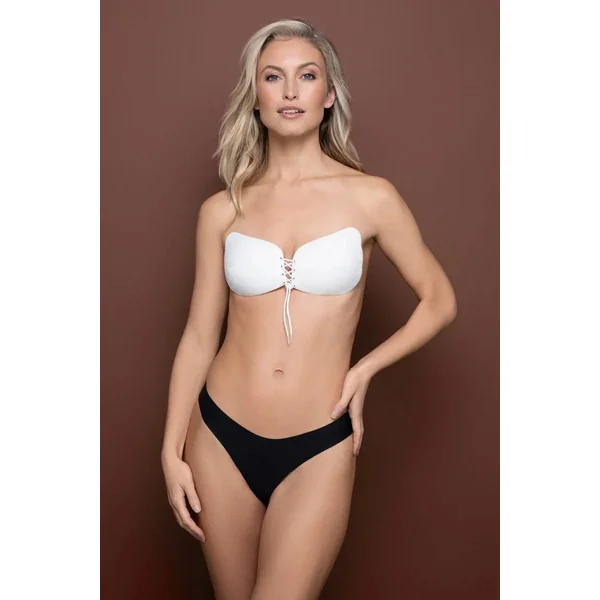 Soutien-gorge adhésif blanc