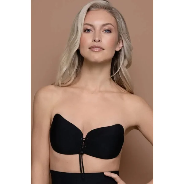 Soutien-gorge adhésif noir