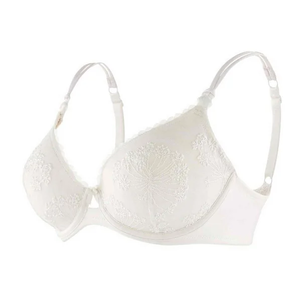 Soutien-gorge allaitement push-up armatures ivoire Cache Coeur Lingerie Louise Cache Coeur