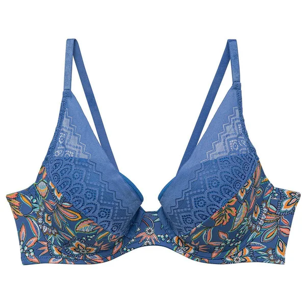 Soutien-gorge ampliforme coque moulée bleu Gazette Pomm Poire