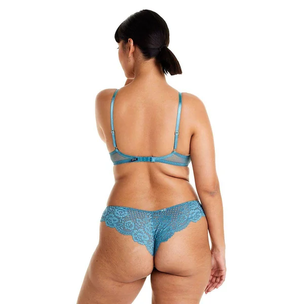 Soutien-gorge ampliforme coque moulée bleu Voltige vert Pomm Poire