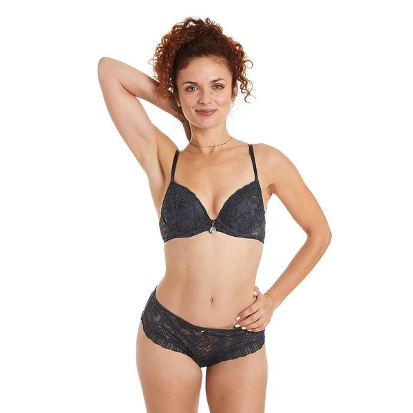 Soutien-gorge ampliforme coque moulée gris Tarot Pomm Poire
