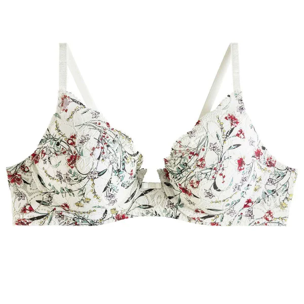 Soutien-gorge ampliforme coque moulée ivoire Univers blanc Pomm Poire