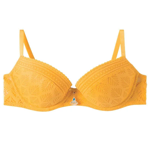 Soutien-gorge ampliforme coque moulée jaune Ruche Pomm Poire