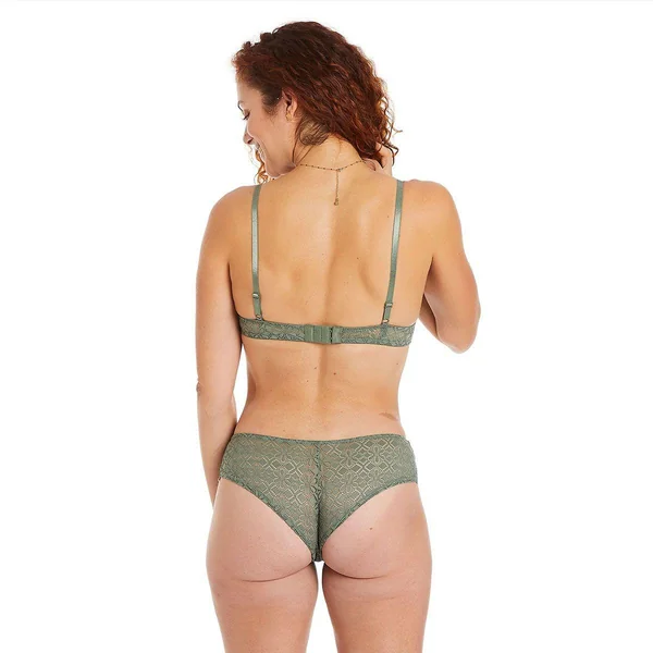 Soutien-gorge ampliforme coque moulée kaki vert Pomm Poire