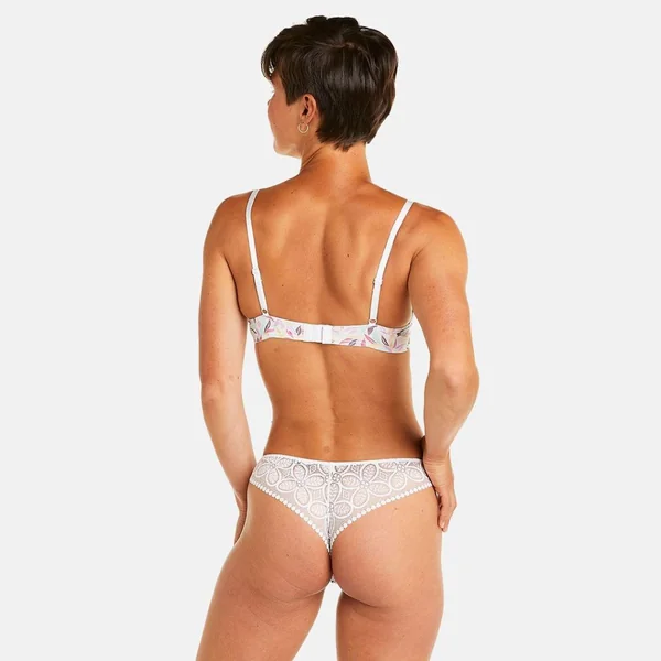 Soutien-gorge ampliforme coque moulée multico blanc Entracte multicolore Pomm Poire