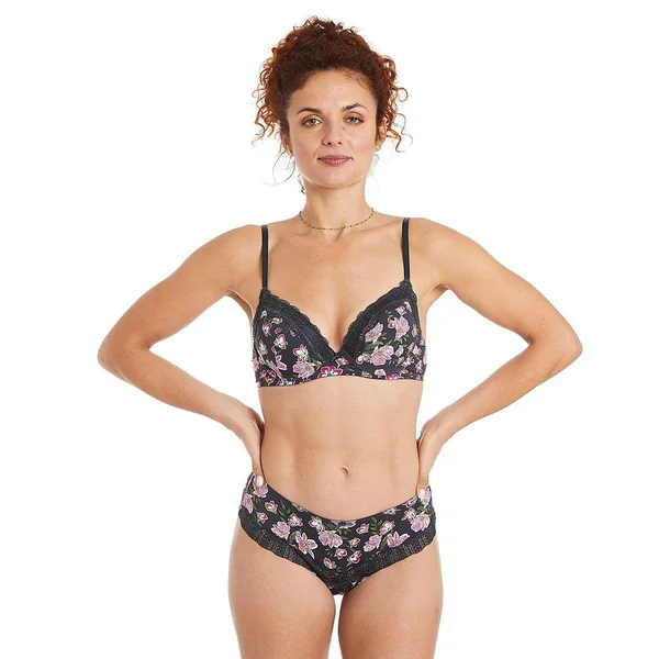 Soutien-gorge ampliforme coque moulée multico gris Tarot Pomm Poire