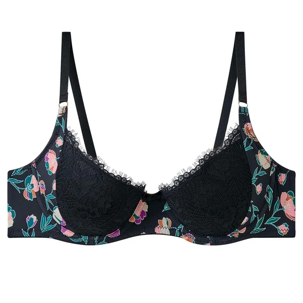 Soutien-gorge ampliforme coque moulée noir Impériale Pomm Poire