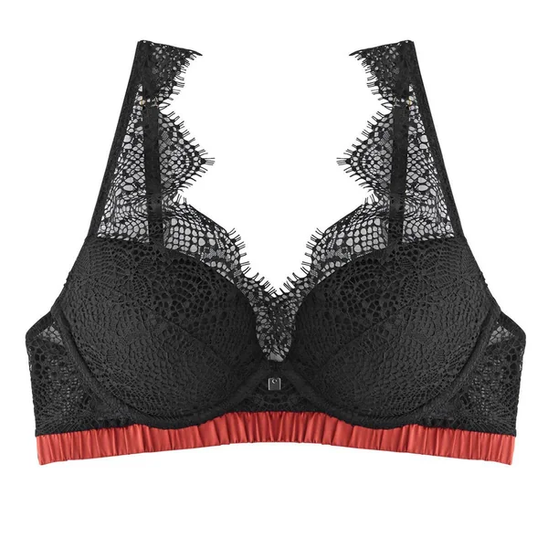 Soutien-gorge ampliforme coque moulée noir/cuivre Impertinente CAMILLE CERF & POMM'POIRE - noir en dentelle Camille Cerf x Pomm Poire
