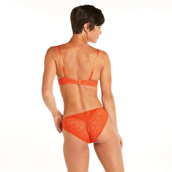 Soutien-gorge ampliforme coque moulée orange Sarong Pomm Poire