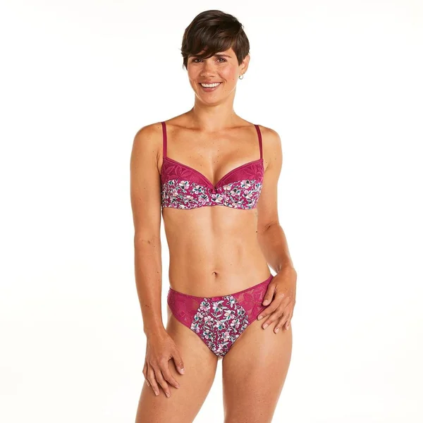 Soutien-gorge ampliforme coque moulée rose Paix Pomm Poire