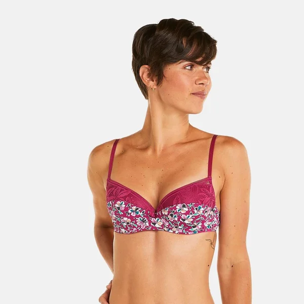 Soutien-gorge ampliforme coque moulée rose Paix Pomm Poire