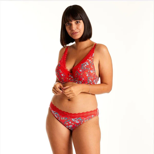 Soutien-gorge ampliforme coque moulée rouge Rouge Pomm Poire
