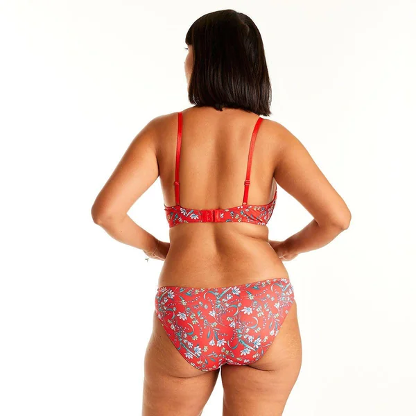 Soutien-gorge ampliforme coque moulée rouge Rouge Pomm Poire