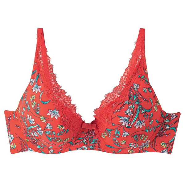 Soutien-gorge ampliforme coque moulée rouge Rouge Pomm Poire