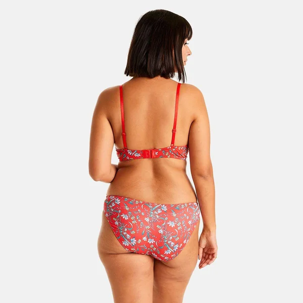 Soutien-gorge ampliforme coque moulée rouge Rouge Pomm Poire