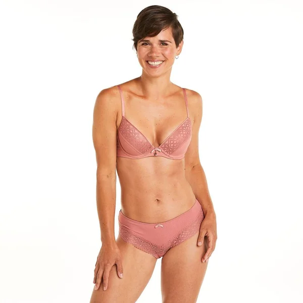 Soutien-gorge ampliforme coque moulée terracotta Palanquin marron Pomm Poire