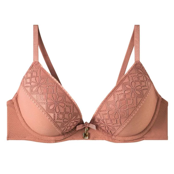 Soutien-gorge ampliforme coque moulée terracotta Palanquin marron Pomm Poire