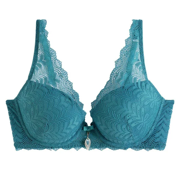 Soutien-gorge ampliforme coque moulée turquoise Index bleu Pomm Poire