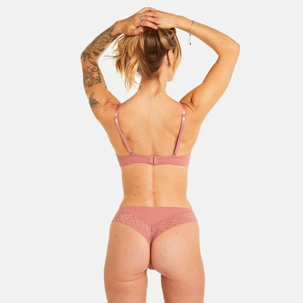 Soutien-gorge ampliforme coques souples terracotta Palanquin marron Pomm Poire