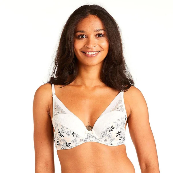 Soutien-gorge ampliforme ivoire Imperatrice Pomm Poire