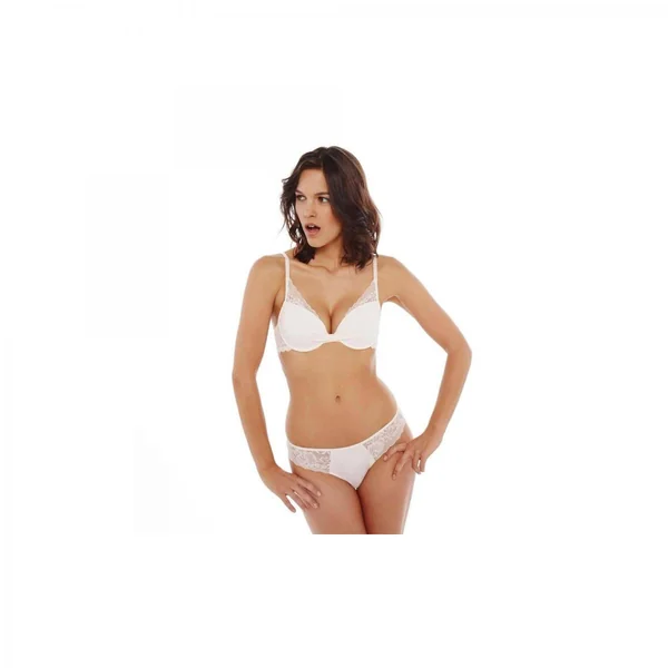 Soutien-gorge ampliforme push moulé Unique POMM'POIRE - Blanc Pomm Poire