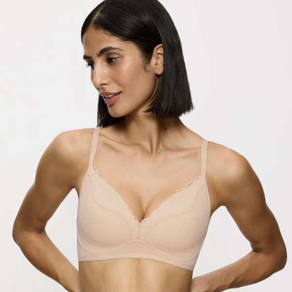 Soutien-gorge ampliforme sans armatures - Beige Fit Smart P01 EX Triumph