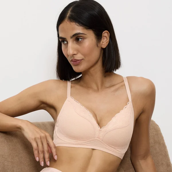 Soutien-gorge ampliforme sans armatures - Beige Fit Smart P01 EX Triumph