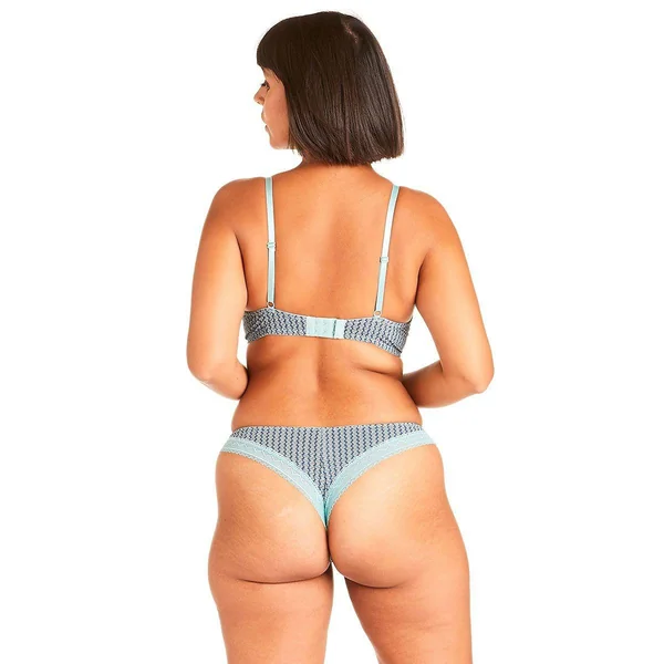 Soutien-gorge ampliforme turquoise Rose bleu Pomm Poire