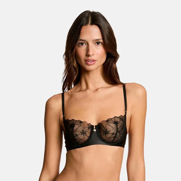 Soutien-gorge armatures noir Amandine Morgan Lingerie