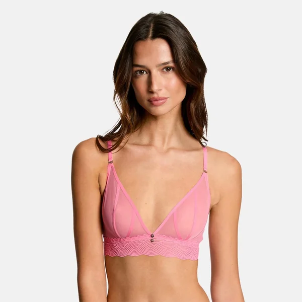 Soutien-gorge armatures rose Lorie Morgan Lingerie