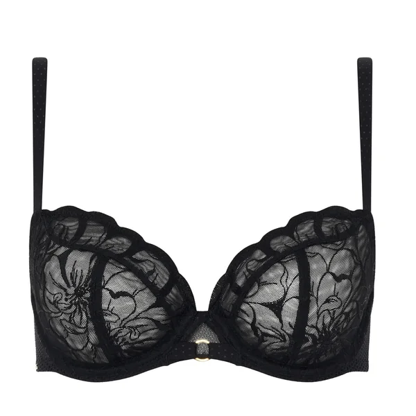 Soutien-gorge armaturé enveloppant - Noir Chantelle