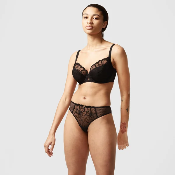 Soutien-gorge armaturé enveloppant - Noir Chantelle